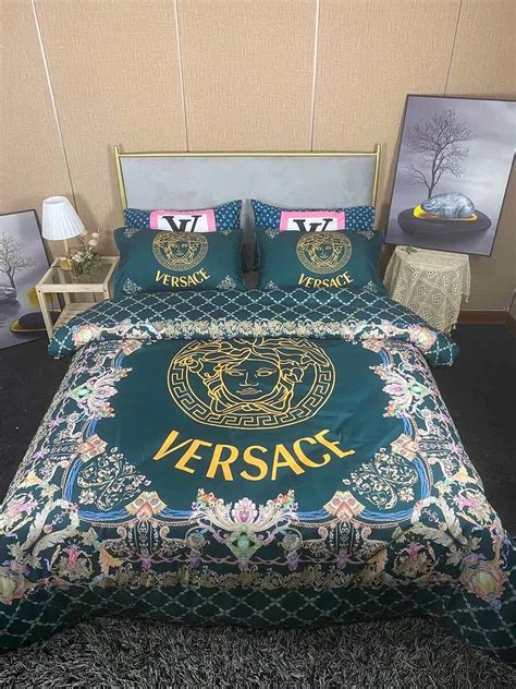 fake versace sheets|authentic Versace bedding.